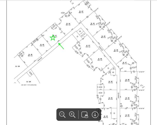 strata plan showing the position of unit in the building