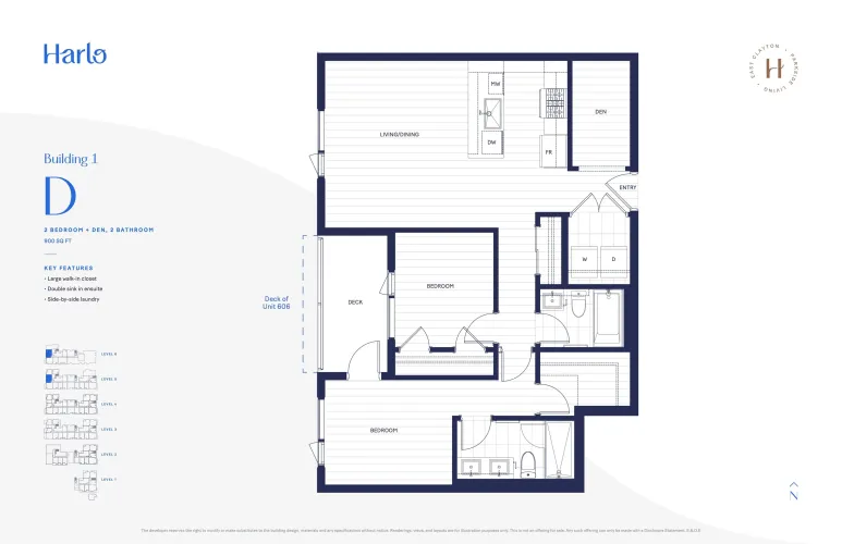 *PLEASE NOTE*  THE BALCONY DOOR IS OFF THE LIVING ROOM - NOT BEDROOM, FOR EASIER ACCESS TO AND FROM WITHOUT DISRUPTING THE PRIMARY BEDROOM.