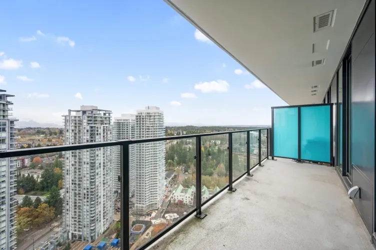 Balcony outside of the bedroom